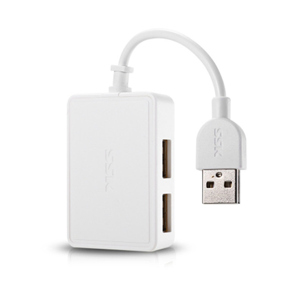 HUB chia USB 1 ra 4 SSK SHU200 chuẩn 2.0 (màu ngẫu nhiên) HÀNG CHÍNH HÃNG