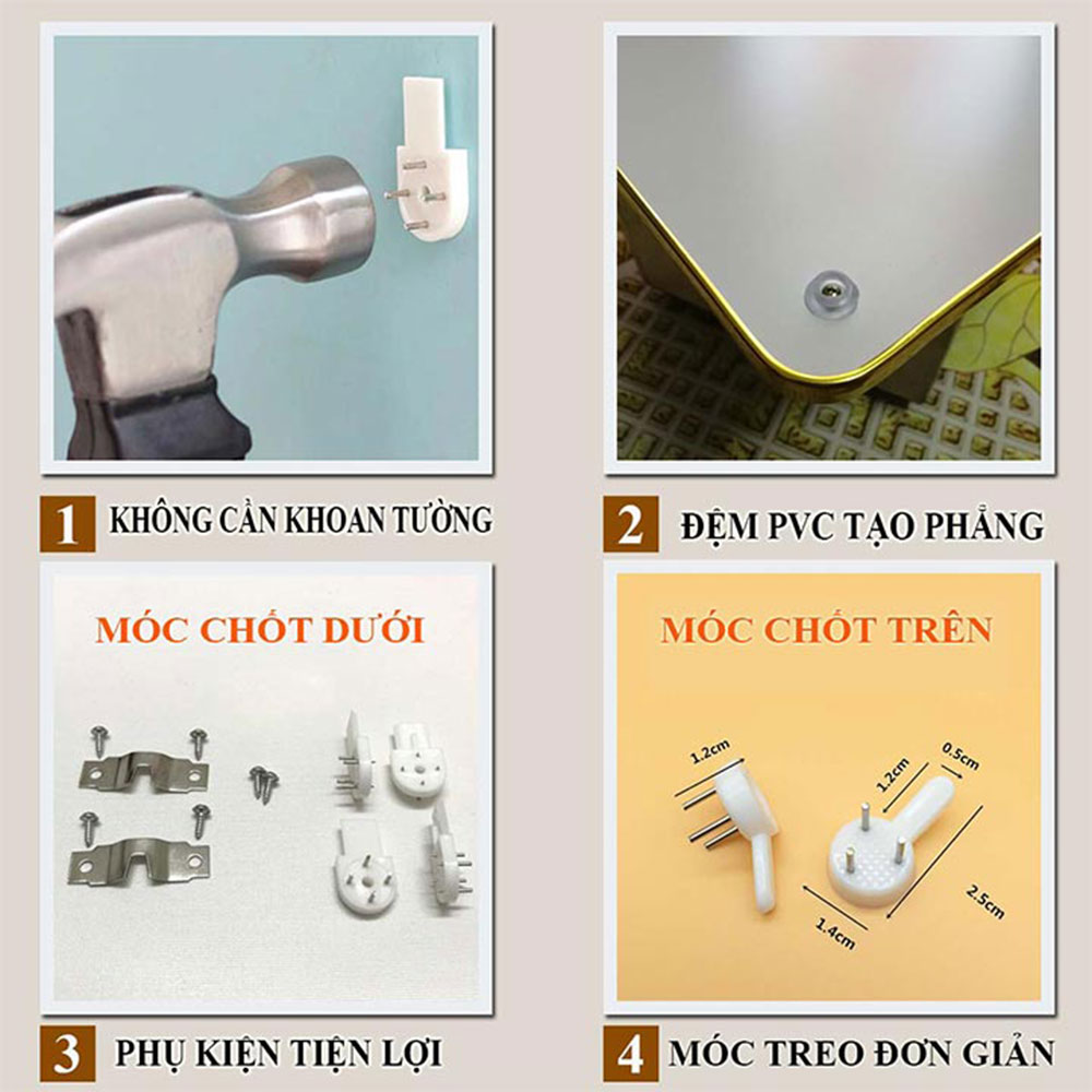 Tranh treo tường 3 tấm- cửu ngư quần hội - Cá chép hoa sen: 2392L10