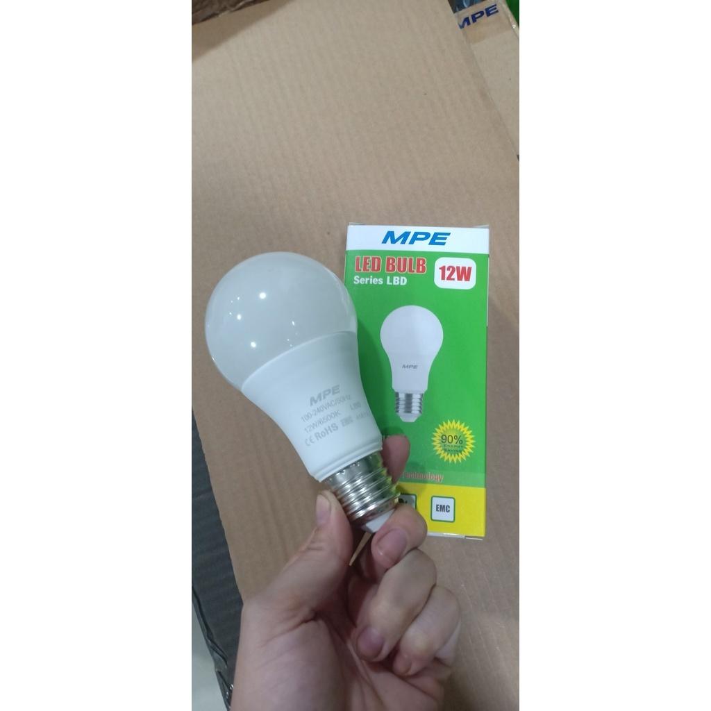 (HCM, toàn quốc) Bóng Đèn tròn Led BULB 12W - Thương Hiệu MPE