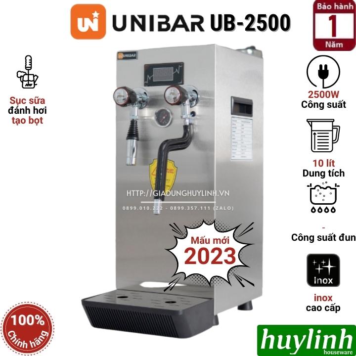 Máy đun nước, sục sữa áp suất cao Unibar UB-2500 - 2500W - Hàng chính hãng - phù hợp quán cà phê, trà sữa, nhà hàng, khách sạn