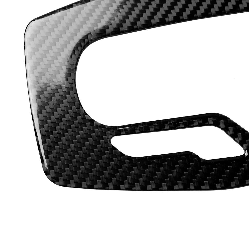 Carbon Fiber Inner Decorate Gear Panel Cover Sticker for