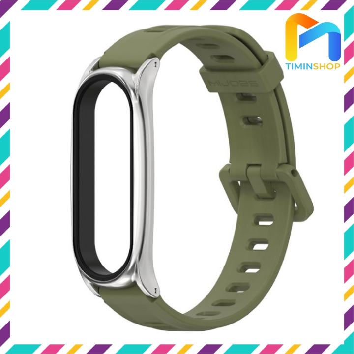 Dây đeo cho Miband 6, Mi band 5/ 4/ 3 - bản Plus, chốt gài (DMJG6)