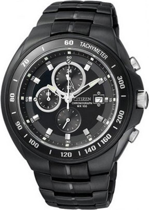 Đồng Hồ Nam Citizen Dây Thép Không Gỉ AN4019-52E - Mặt Đen
