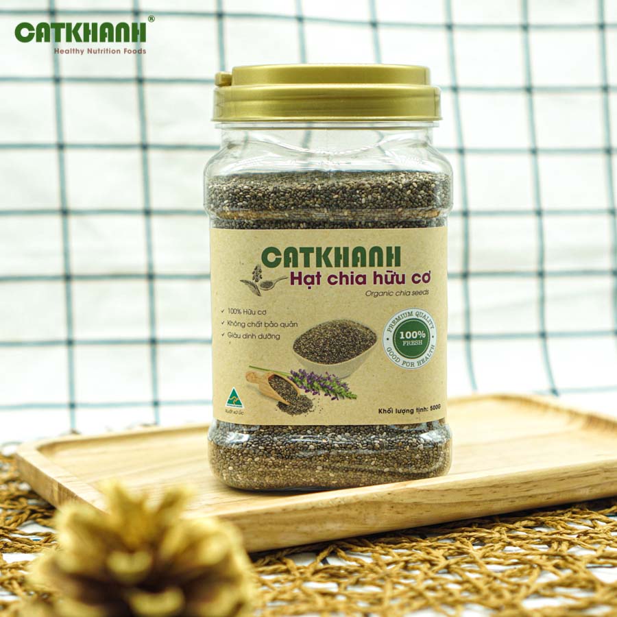 Hạt chia Organic Cát Khánh 500gr - nhập khẩu Úc