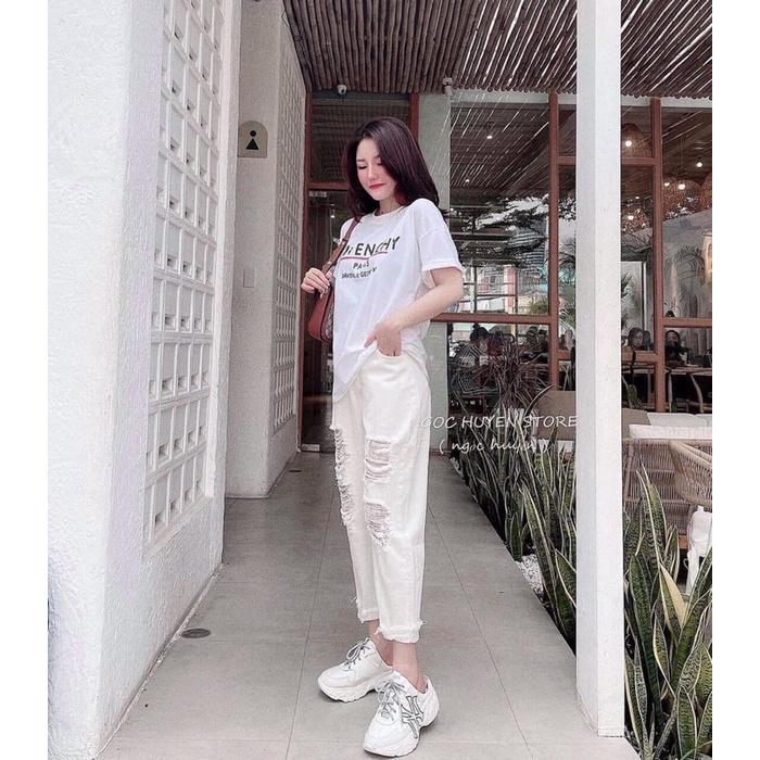 Quần baggy jean rách , baggy bò rách