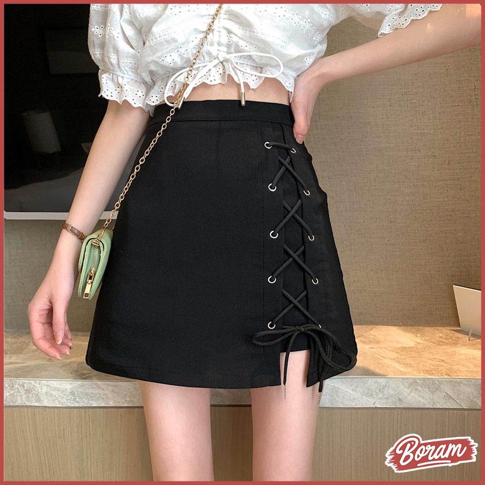 Chân Váy Ngắn Thắt Dây Cách Điệu