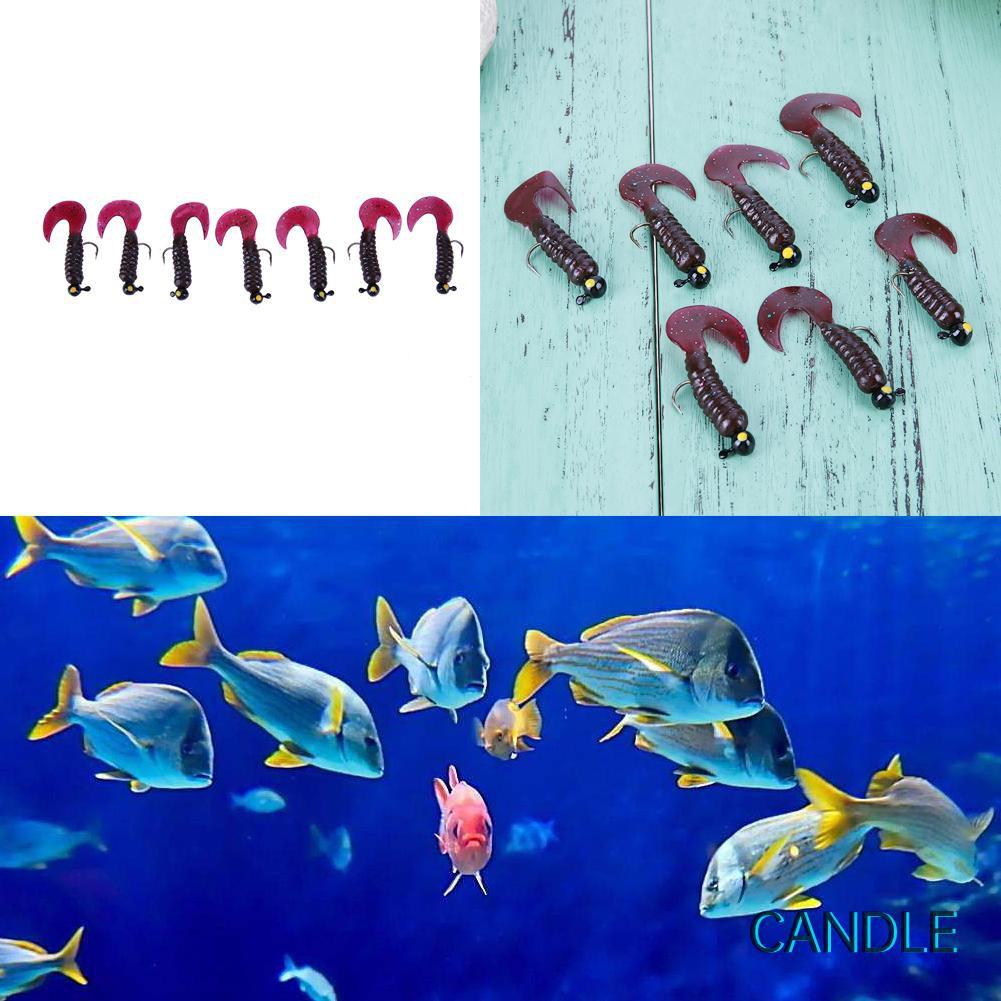 Mồi Câu Cá Giả Hình Con Sâu 1.75g 4.4cm