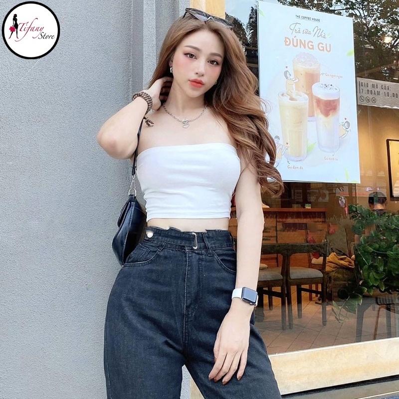 ÁO ỐNG CROPTOP TRÊN 55KG