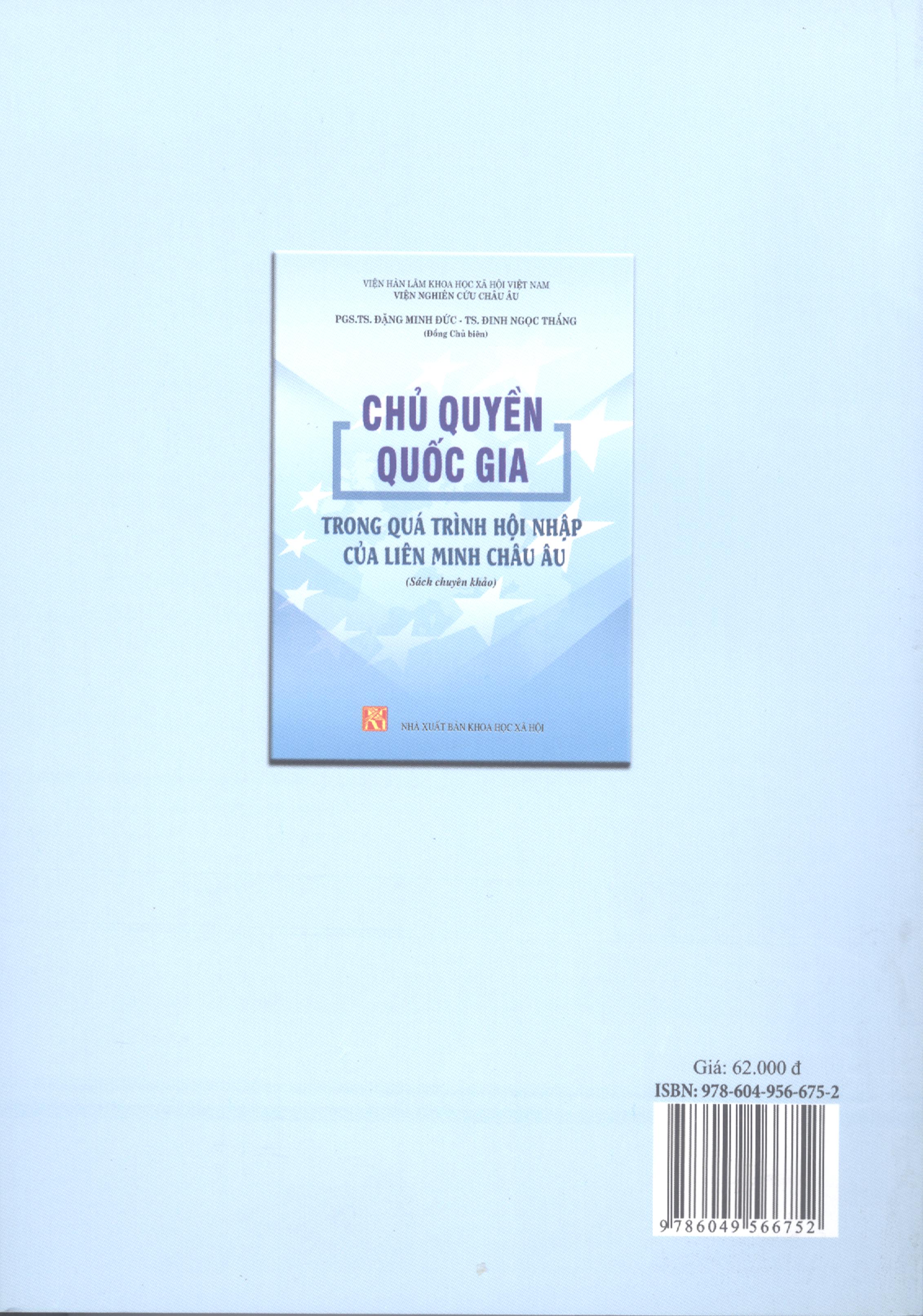 Chủ Quyền Quốc Gia Trong Quá Trình Hội Nhập Của Liên Minh Châu Âu (Sách chuyên khảo)