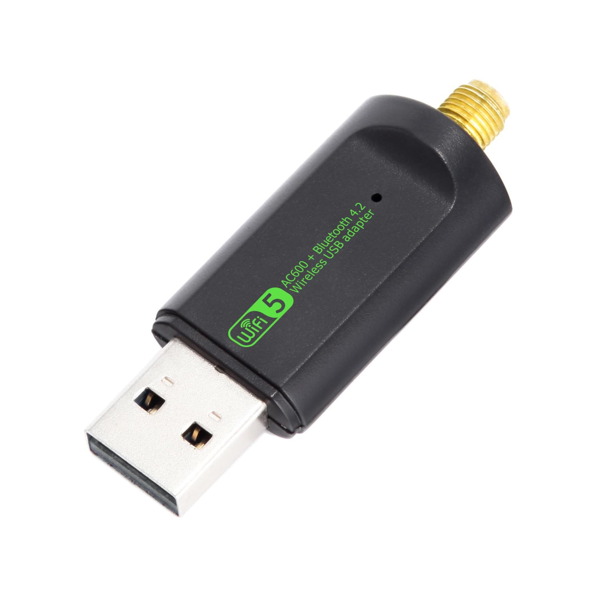 Đảm bảo chất lượng 600M Bluetooth WIFI 2 trong 1 RTL8821CU card mạng không dây chế độ kép tần số kép không cần trình điều khiển