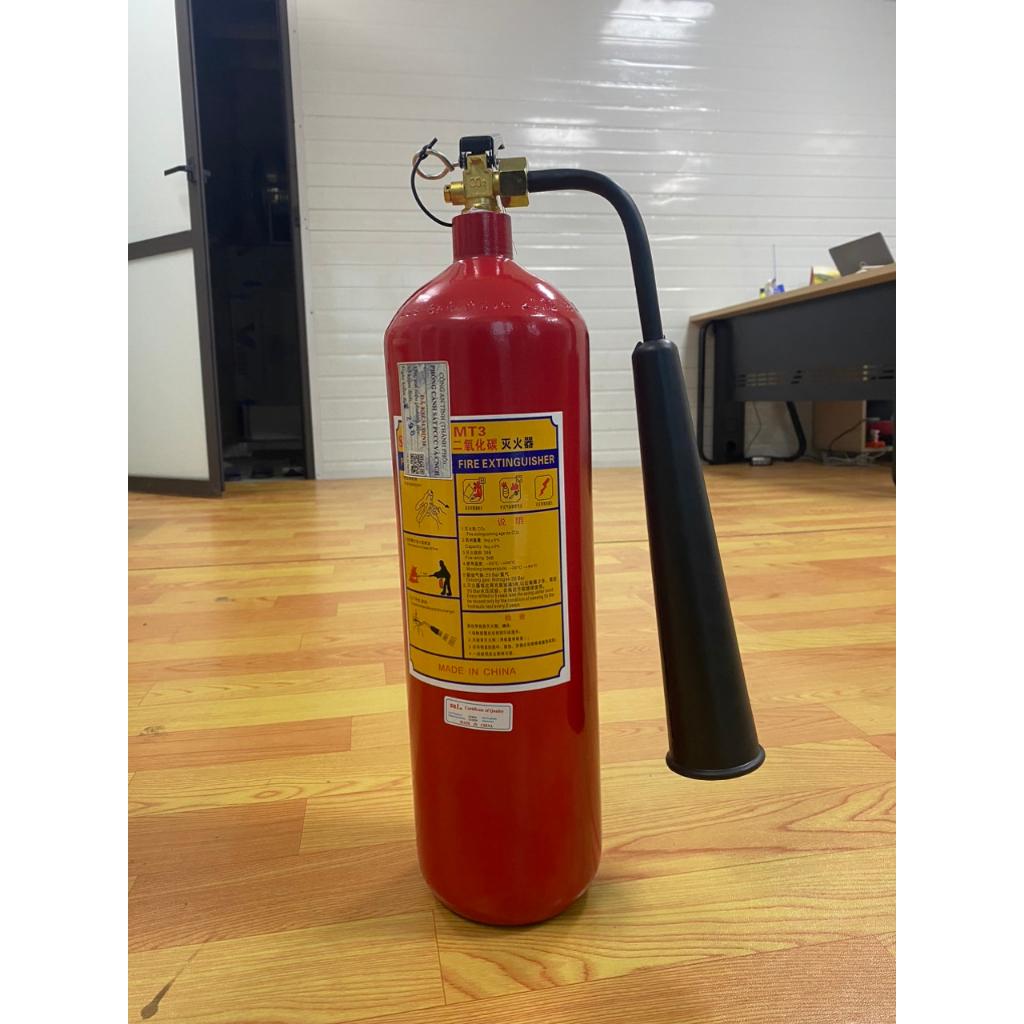 COMBO Bình chữa cháy bột Dragon ABC 4kg + bình khí CO2 3kg