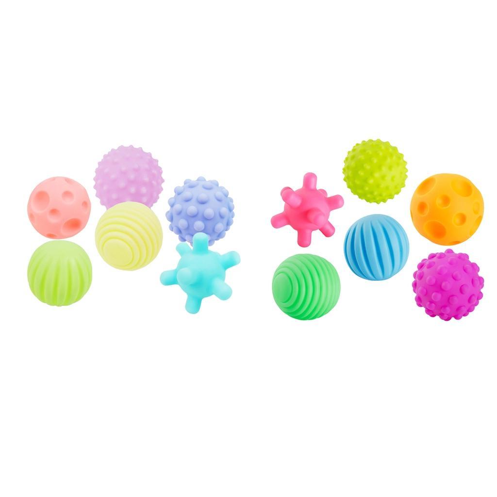 6Pcs Colorful Baby Touch Hand Ball Toys Sensory Children Ball Toys