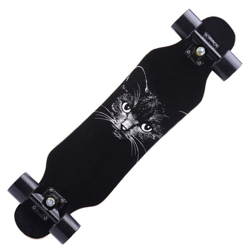 Ván trượt Skateboard gỗ nhám 7 lớp in hình không phát sáng