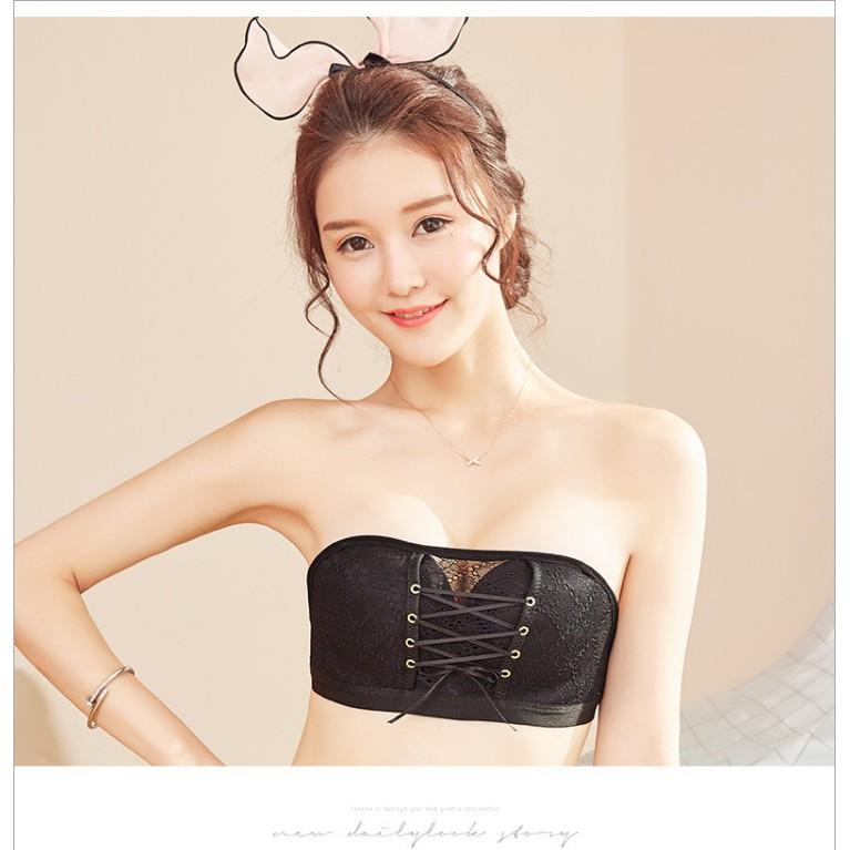 Áo Lót Chống Tụt Quả Ngang Dây Rút 3058