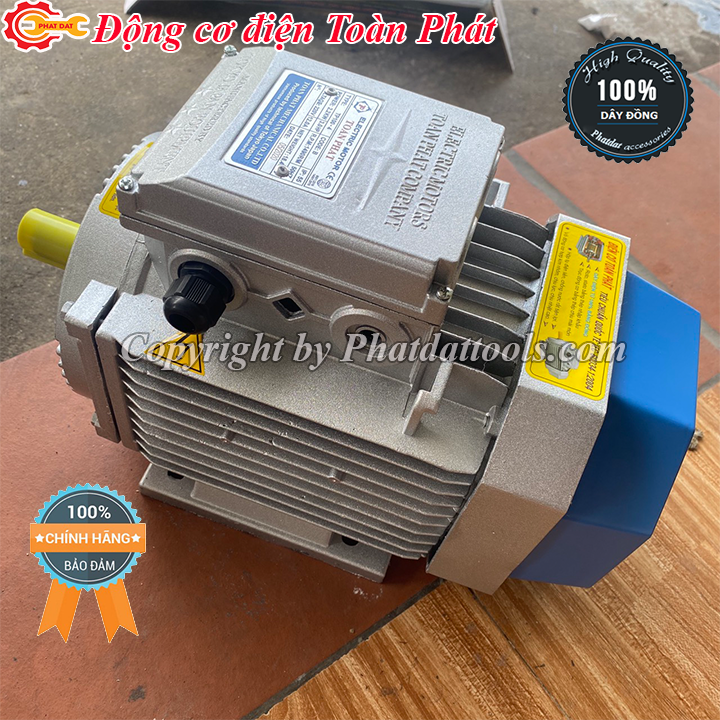 Động cơ điện 1 pha Toàn Phát tốc độ chậm 1.5 - 3 kw 1500v/phút