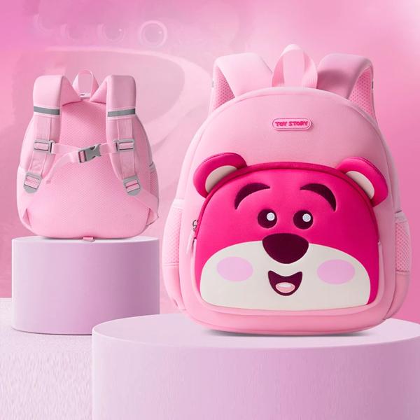Ba Lô Mầm Non Gấu Lotso Hồng - Ume B20107-T3