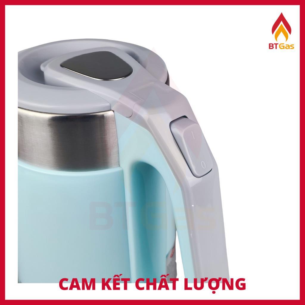 Bình đun siêu tốc dung tích 2.3 Lít, ấm siêu tốc Inox 2 lớp chống phỏng đun nước siêu nhanh Ladomax HA-886 - Hàng chính hãng