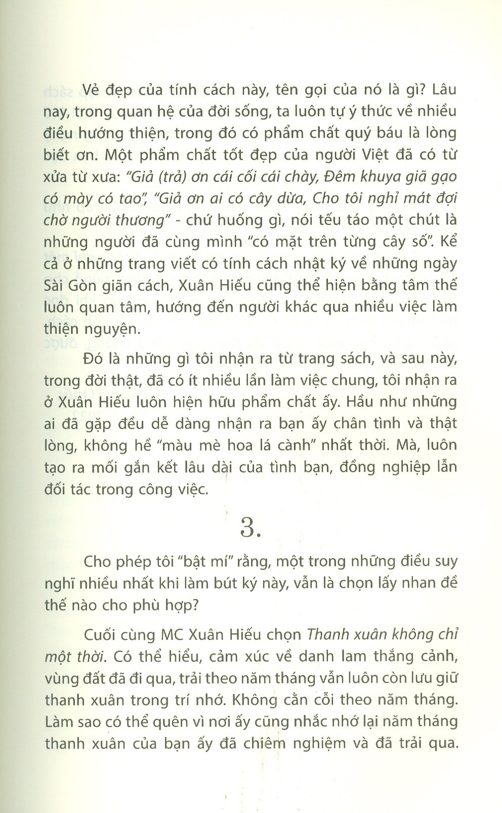 Thanh Xuân Không Chỉ Một Thời