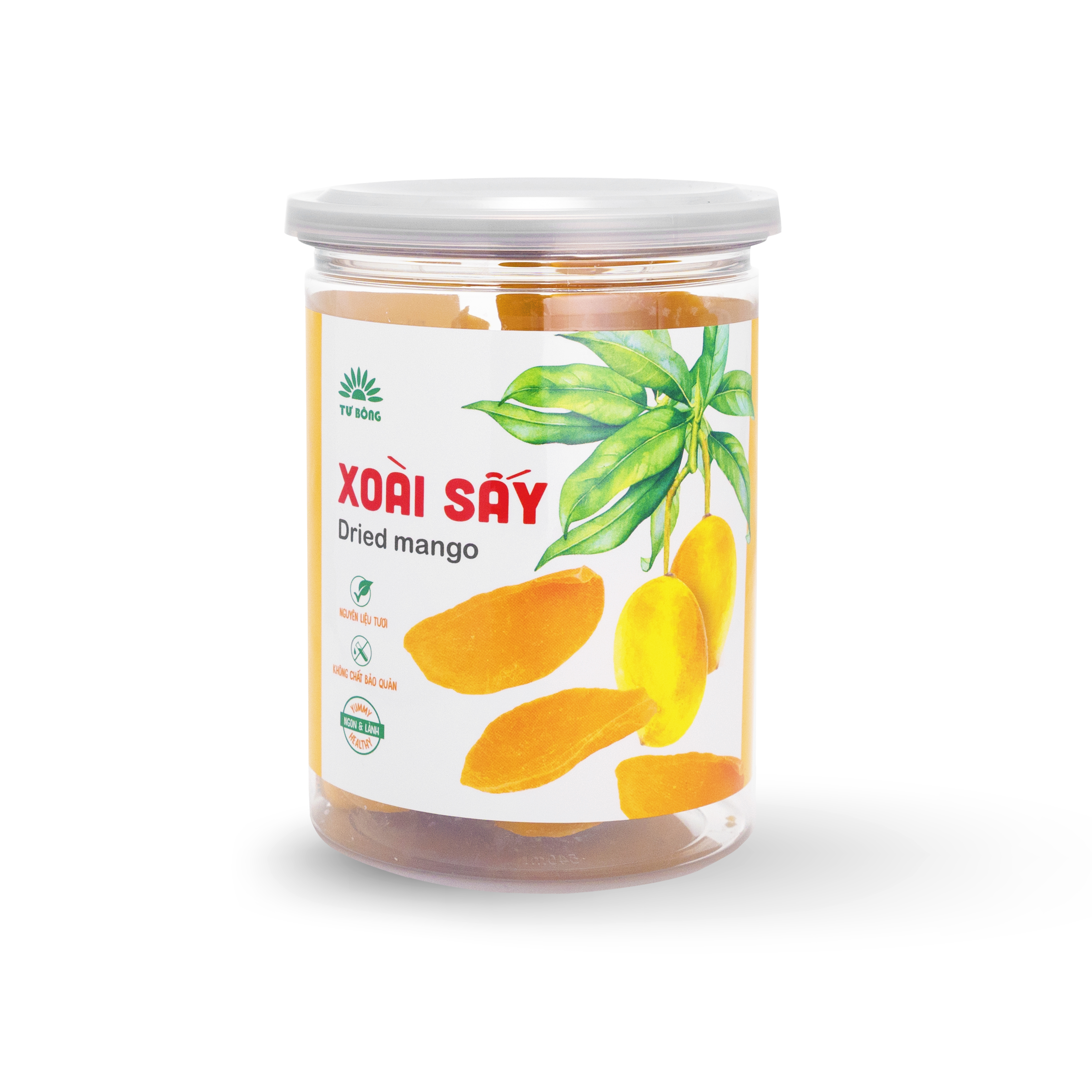 Xoài sấy dẻo ít đường - thơm ngon tự nhiên 150g