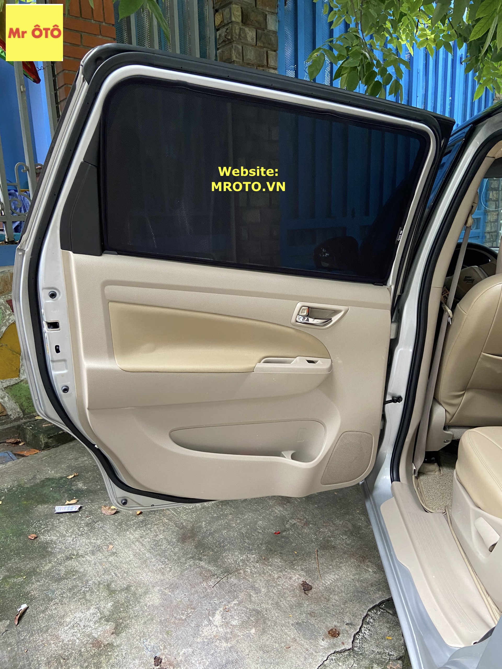Rèm Che nắng xe Ertiga 2013-2018 loại 1 có hút nam châm, Vải dày dặn, chống nắng tuyệt đối