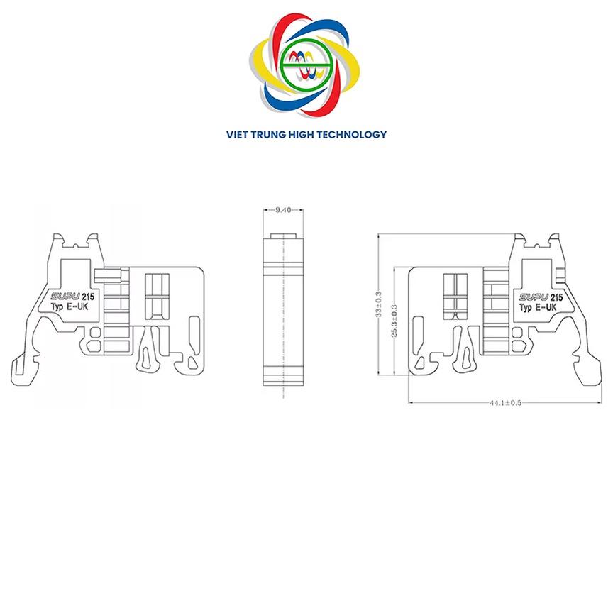 Chốt chặn cầu đấu SUPU E-UK mã 215204