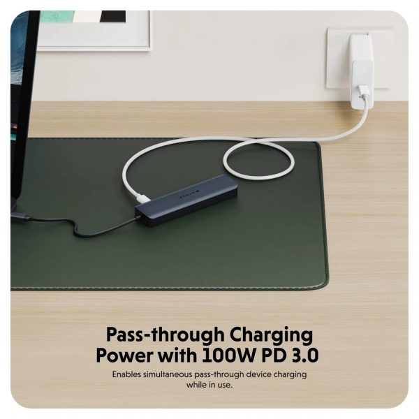 HUB chuyển đổi HyperDrive Next 7 IN 1 Port USB-C Hub - HD4003GL - Hàng Chính Hãng