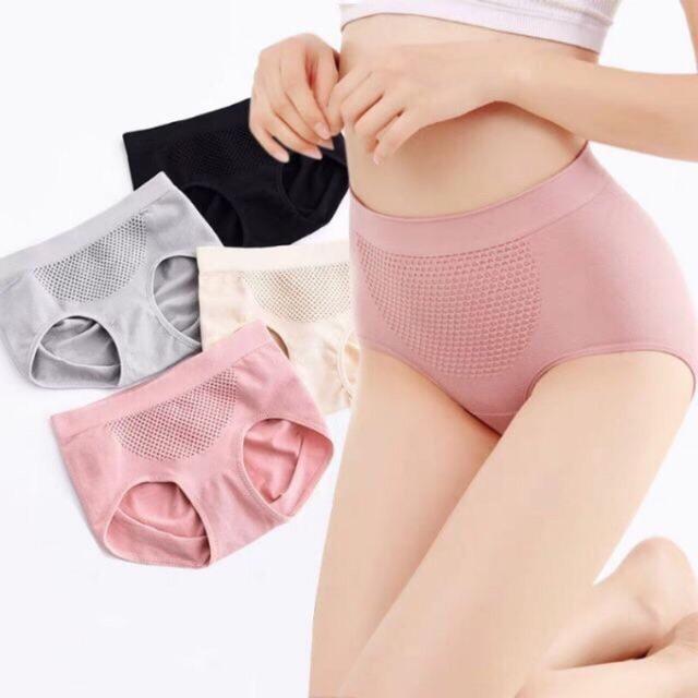 Quần lót nữ kháng khuẩn cotton cao cấp co giãn 4 chiều siêu đẹp có túi zip cho 40-63kg QL18
