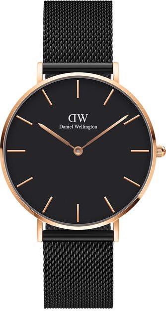 Đồng hồ DANIEL WELLINGTON PETITE ASHFIELD ROSE BLACK 36MM DW00100307