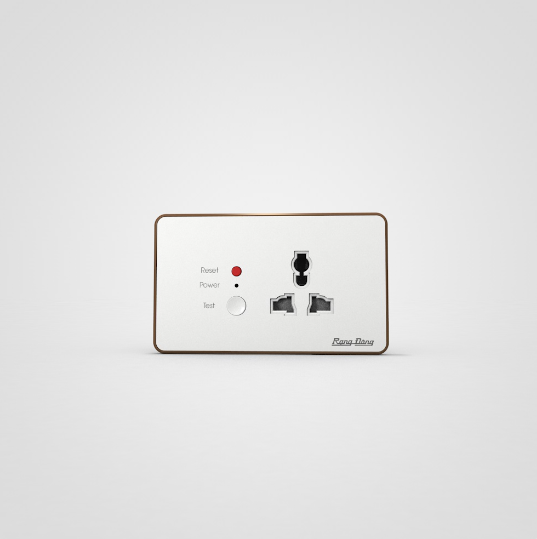 Ổ cắm âm tường chống giật Model: OCAT01 1C/16A