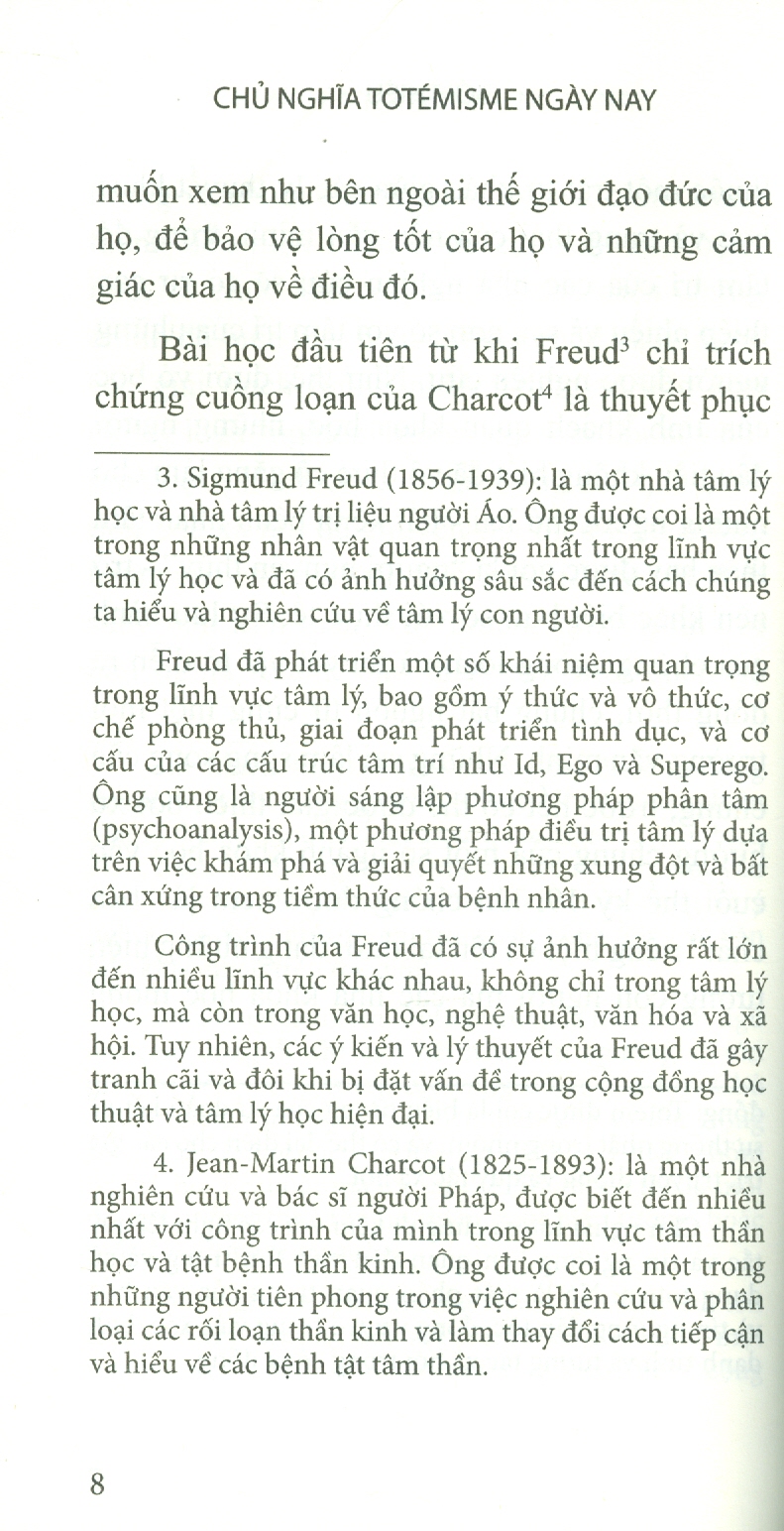 CHỦ NGHĨA TOTÉMISME NGÀY NAY - Claude Lévi-Strauss - Mai Yên Thi dịch - Trường Phương Books - Nhà xuất bản Thanh Niên
