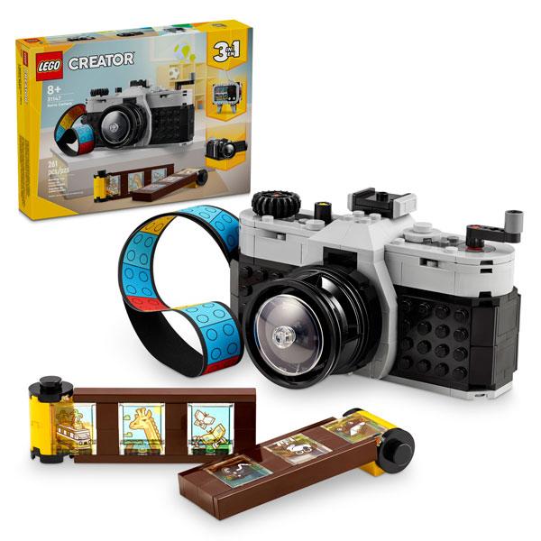 Đồ Chơi Lắp Ráp Máy Ảnh Retro 3 In 1 - Retro Camera - Lego Creator 31147 (261 Mảnh Ghép)