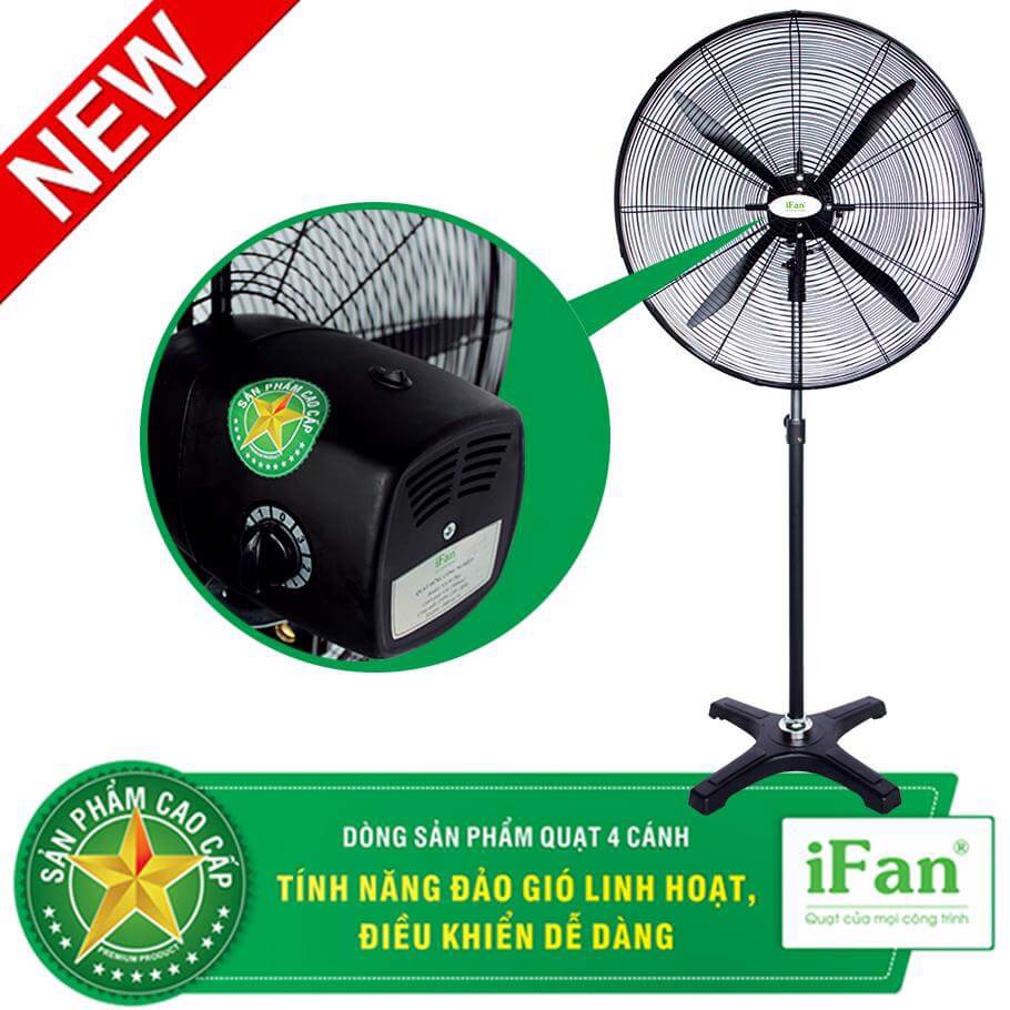 QUẠT CÔNG NGHIỆP ĐỨNG IFAN NS-Plus (New) ( Hàng Chính Hãng)