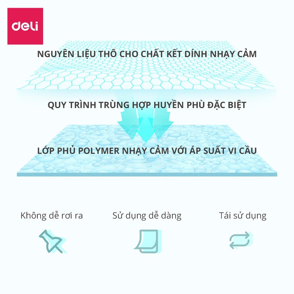 Giấy Note Ghi Chú Cute Đánh Dấu Nhiều Màu Hình Chú Cún Deli - Nhỏ Nhắn Tiện Lợi Dính Chắc Chắn - Màu Ngẫu Nhiên - 21591