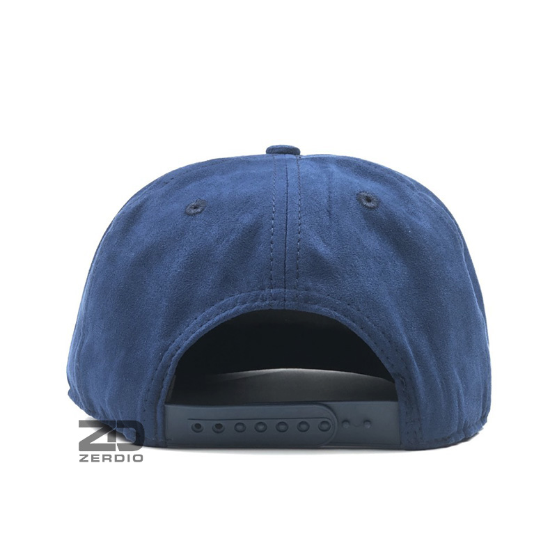 Nón hiphop nam nữ, mũ snapback màu xanh dương vải cotton dày cao cấp