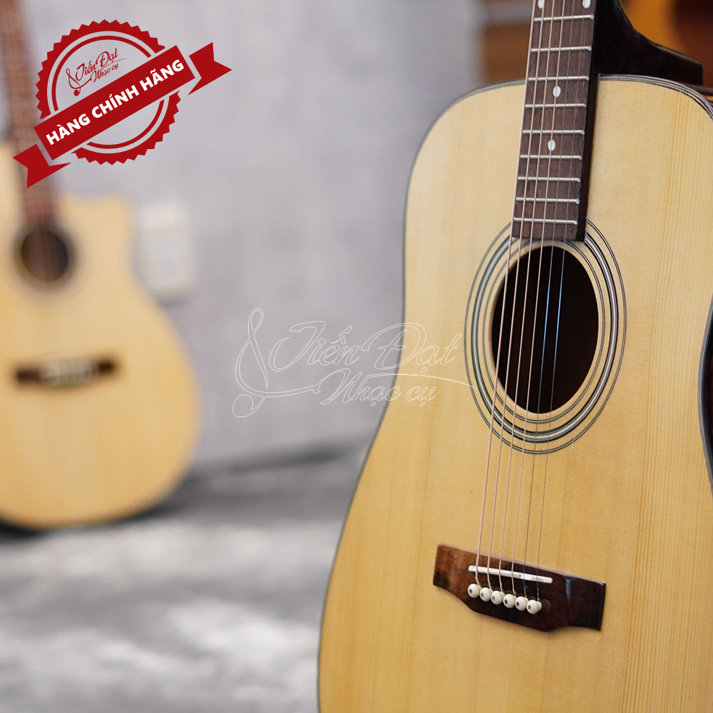 Đàn Guitar Acoustic Việt Nam GA-14HV Mặt Gỗ Thông Nguyên Tấm Cao Cấp