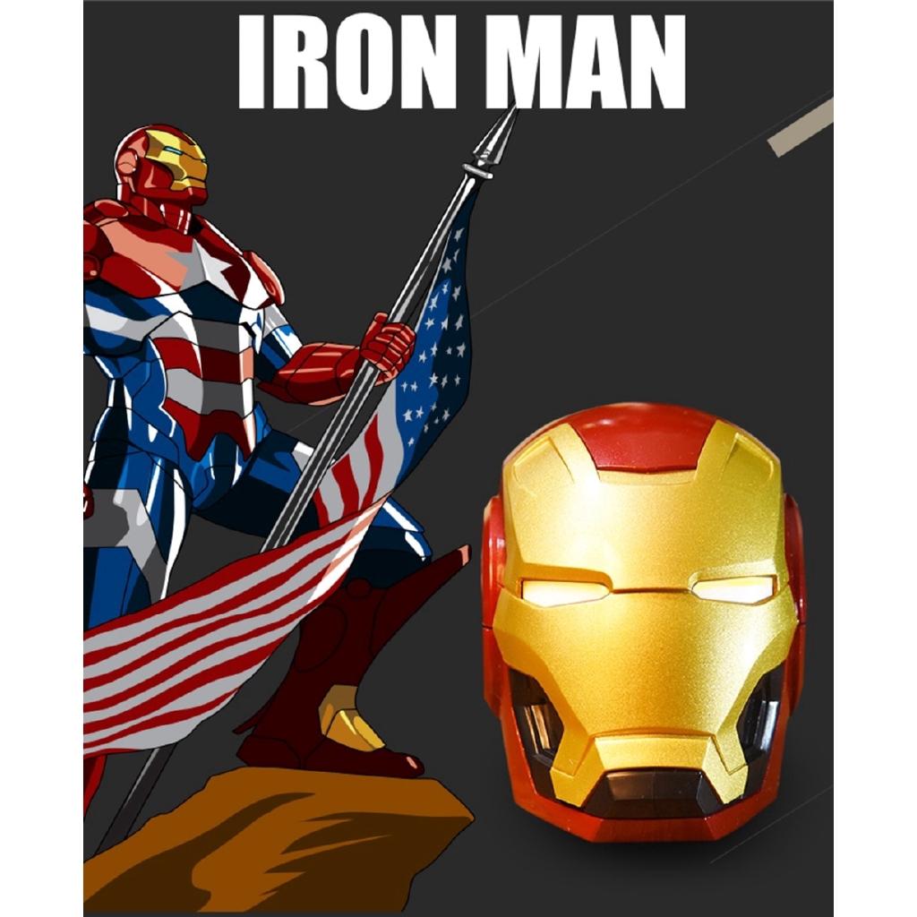 Loa siêu trầm di động Iron Man / bộ khuếch đại nhỏ với TF và USB / loa máy tính