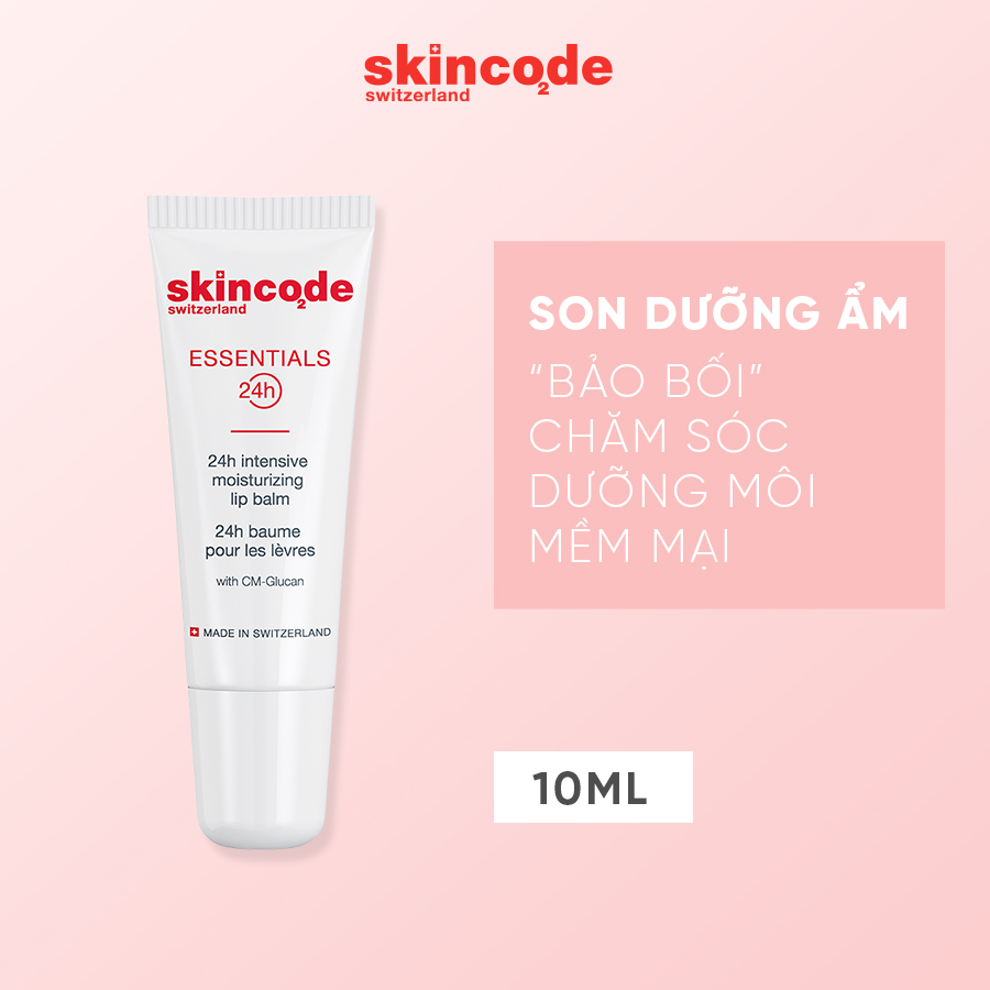 Son dưỡng ẩm môi Skincode 24h Intensive Moisturizing Lip Balm 10ml - MS 1035
