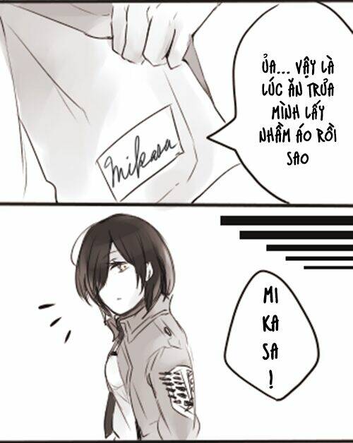 đại chiến titan - doujinshi về eremika chapter 6 4