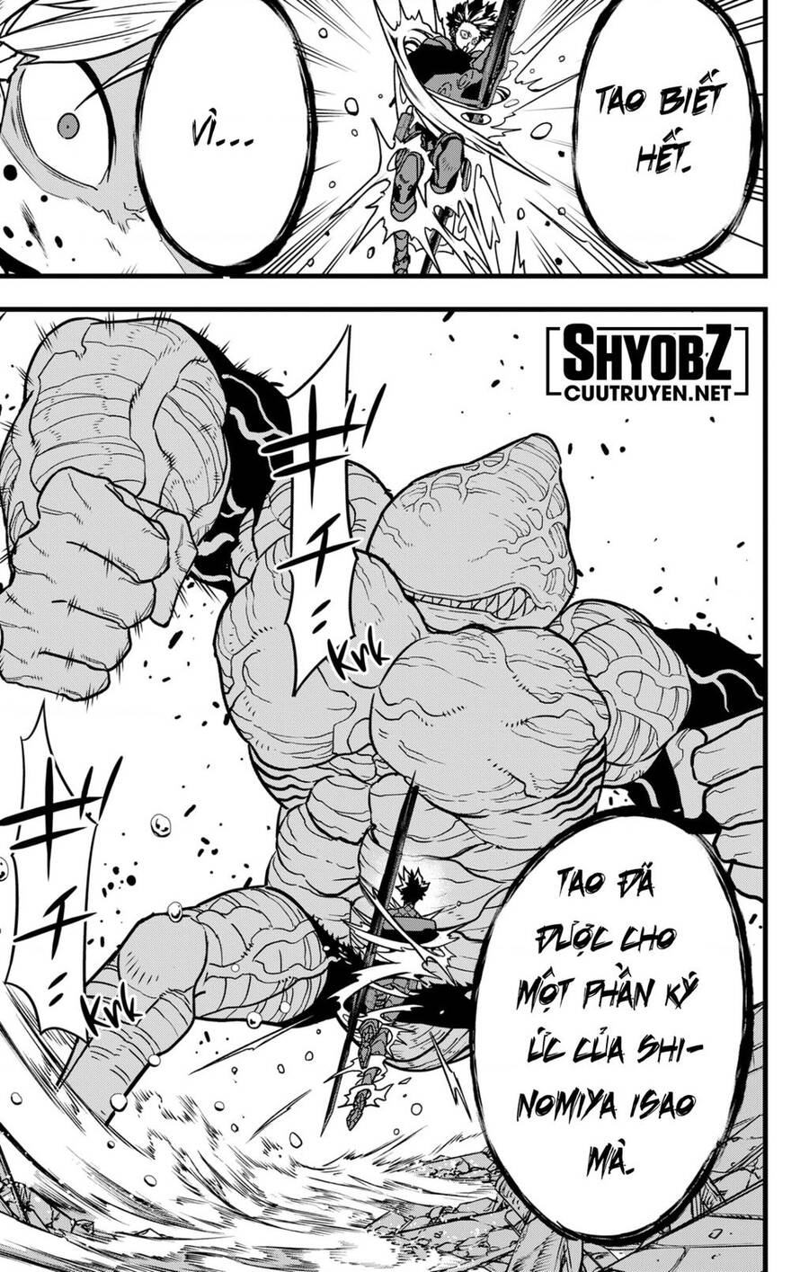 hôm nay - tôi hóa kaiju chapter 86 13