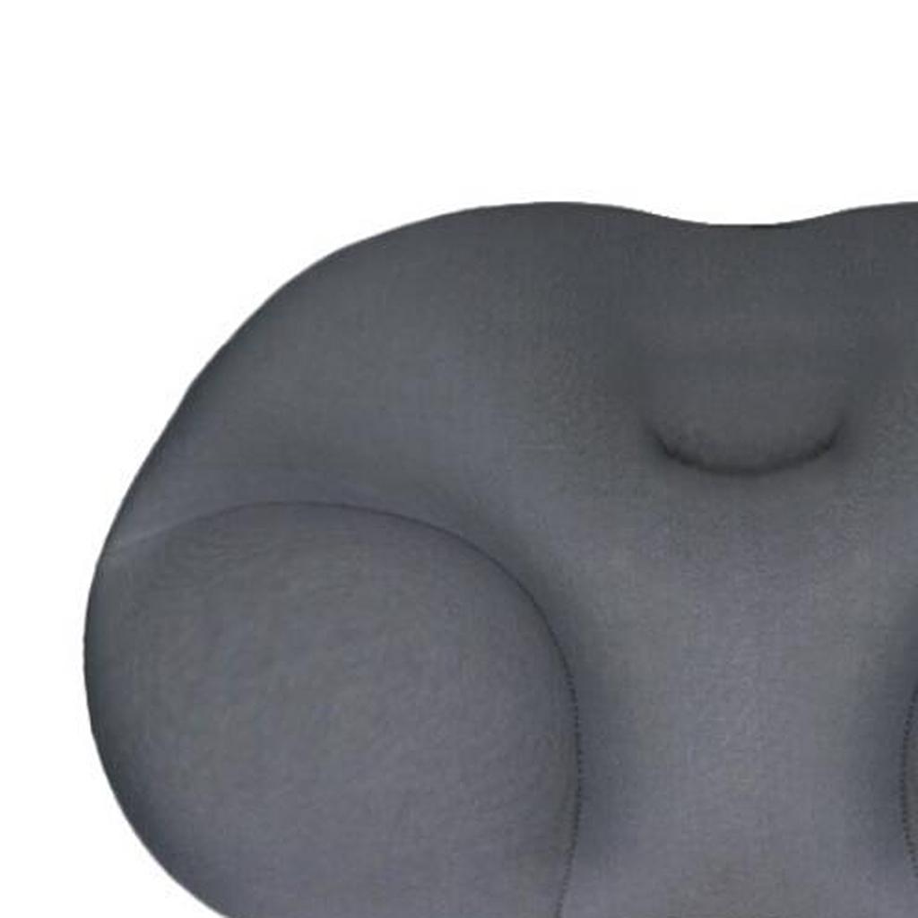 Travel Neck Pillow Headrest Support Neck Standard Firm Washable dark gray