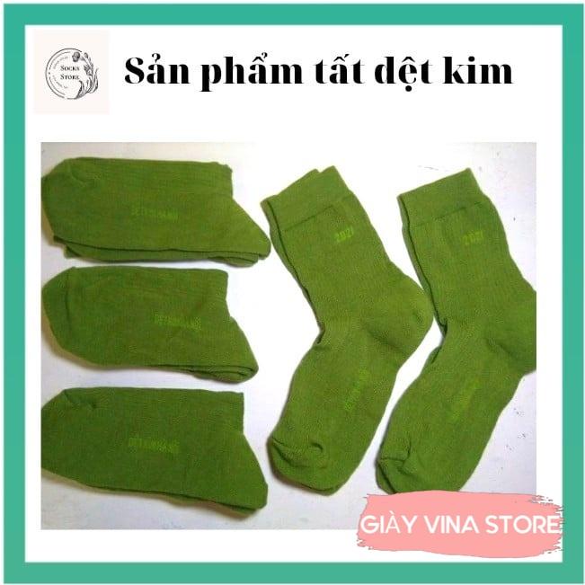 Tất vớ xanh vớ CA vớ BĐ vớ SĨ Q dệt kim hà nội combo 10 đôi SQ CA BĐ