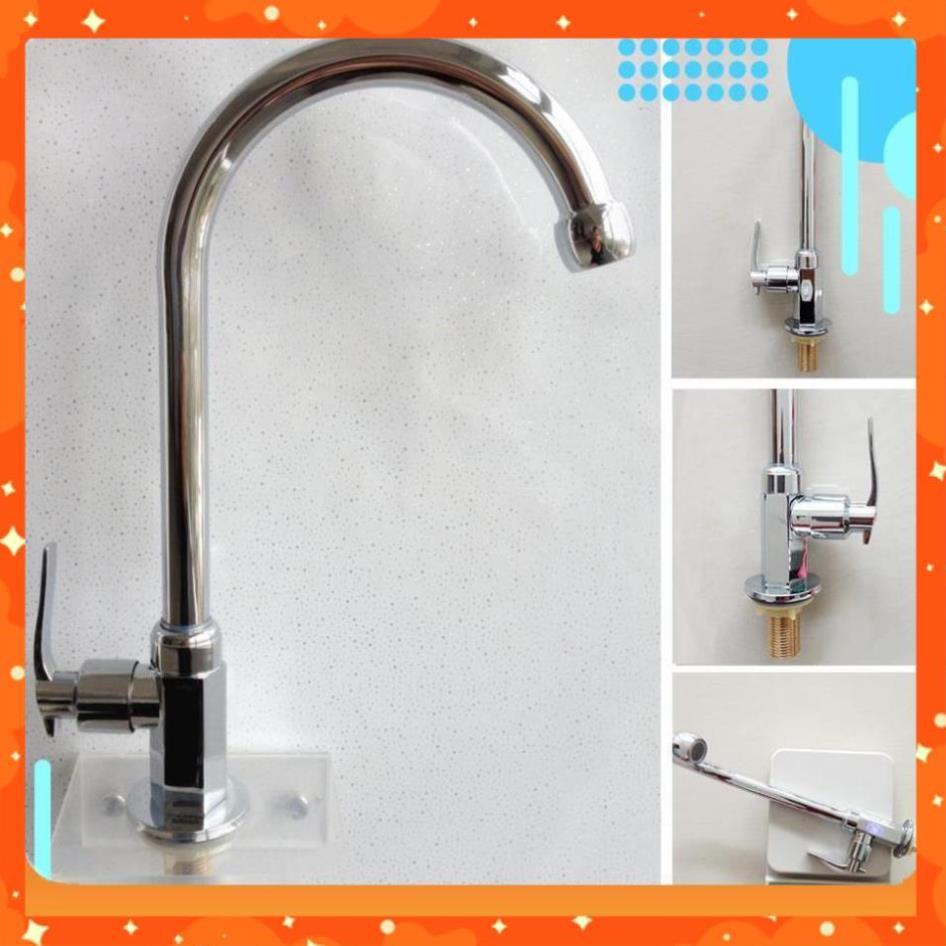 Vòi nước bằng inox 304 thiết kế hiện đại dành cho bồn rửa chén 206806