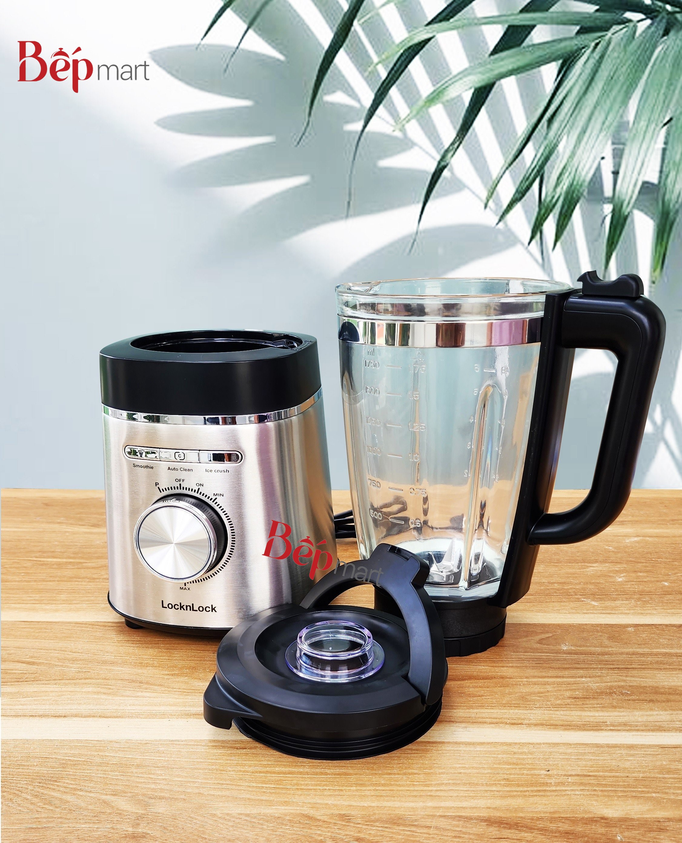 Máy xay sinh tố LocknLock High Speed Blender EJM676BLK dung tích 1.75L, công suất 1400W - Hàng chính hãng