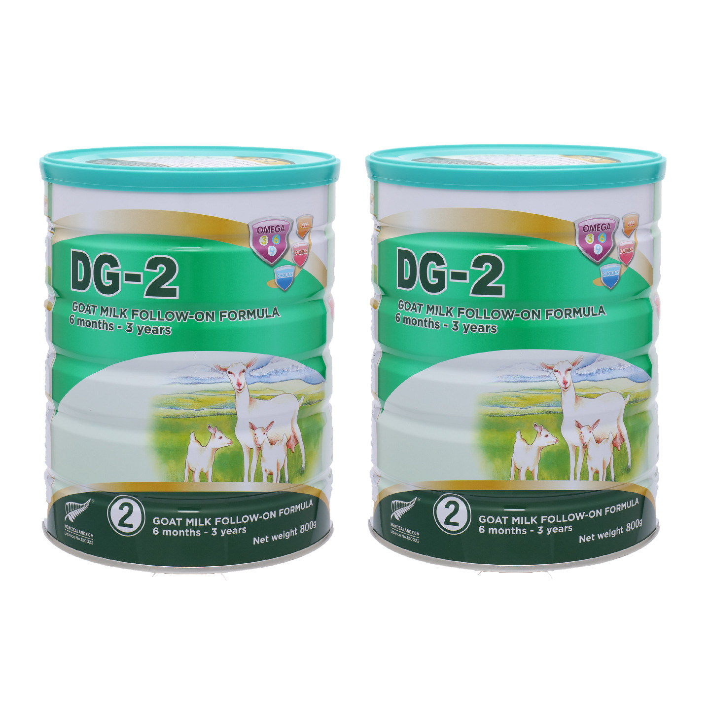 Combo 2 lon sữa Dê DG-2 800gr Tặng 1 hộp Viên Sữa Dê DKids