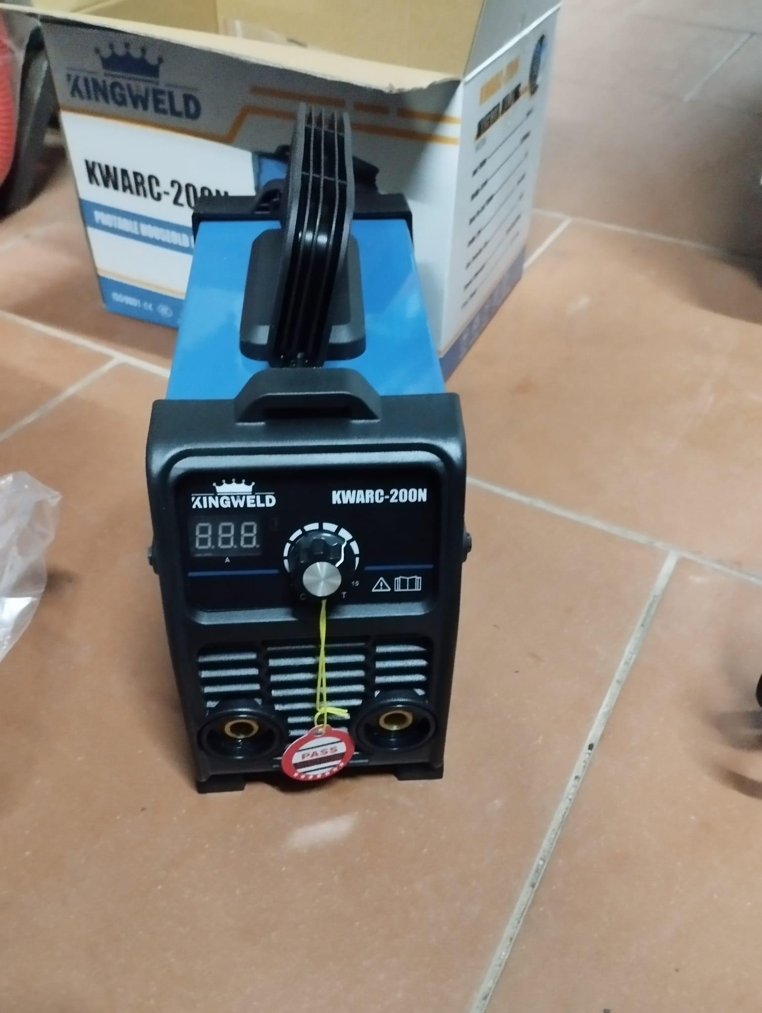 MÁY HÀN QUE MINI ĐIỆN TỬ KINGWELD KWARC-200N - HÀNG CHÍNH HÃNG