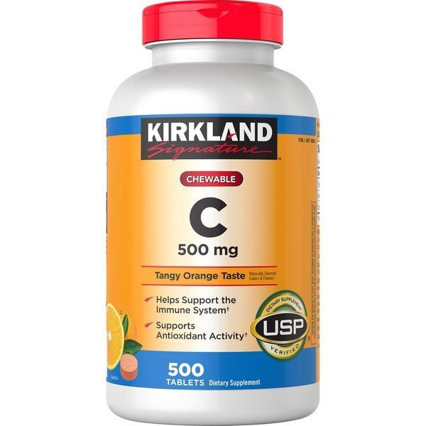 Viên Bổ Sung Kirkland Vitamin C 500mg, 1000mg 500 viên