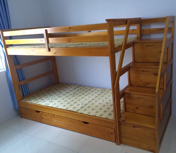 Giường 3 Tầng 165 (Vàng)