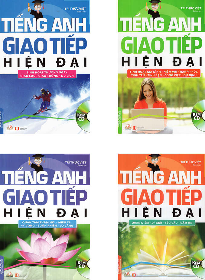 Bộ 4 Cuốn Tiếng Anh Giao Tiếp Hiện Đại 