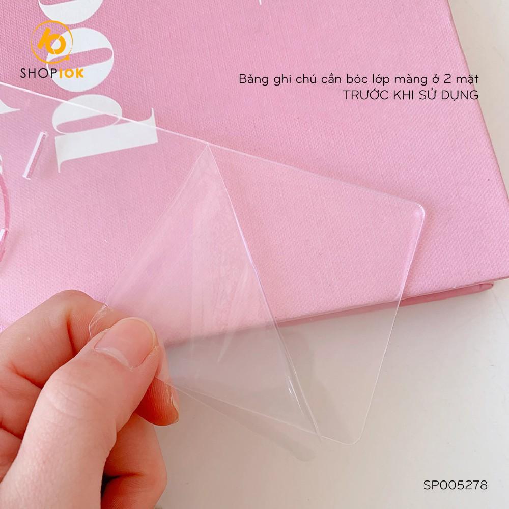 Bảng ghi nhớ hàng ngày, ghi chú thông tin quan trọng kích thước 20x30 cm kèm bút - SP005278
