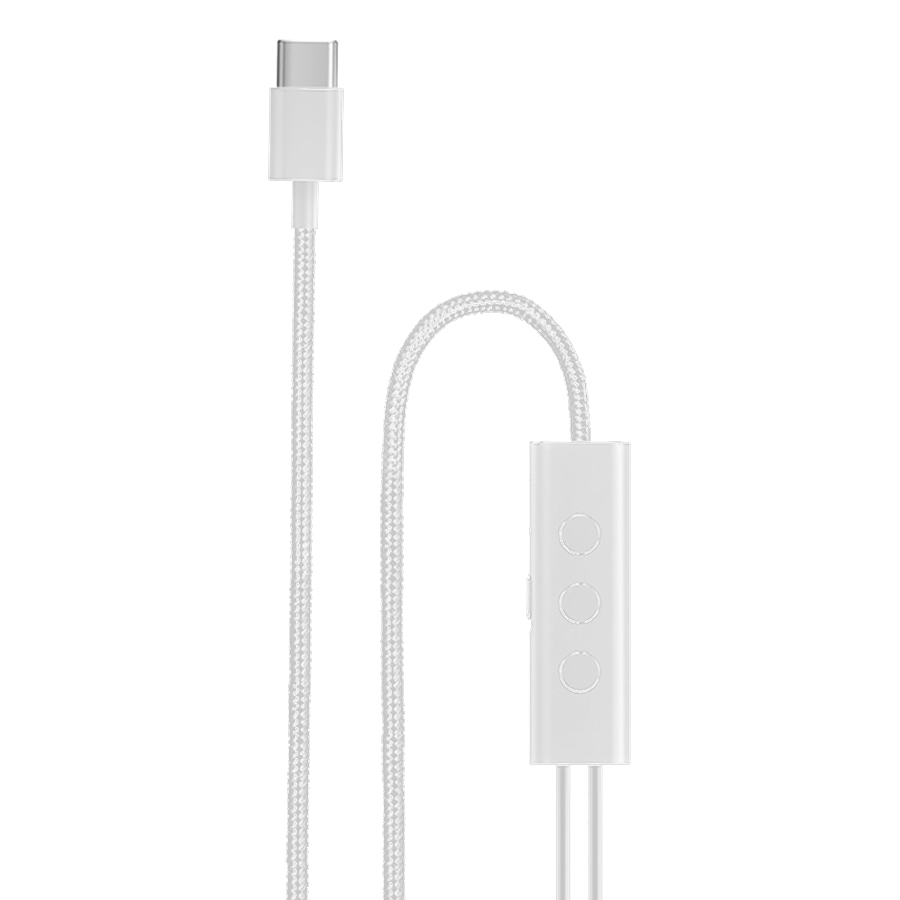 Tai Nghe Nhét Tai Xiaomi Mi ANC &amp; Type-C In-Ear Earphones (White) - Hàng Chính Hãng